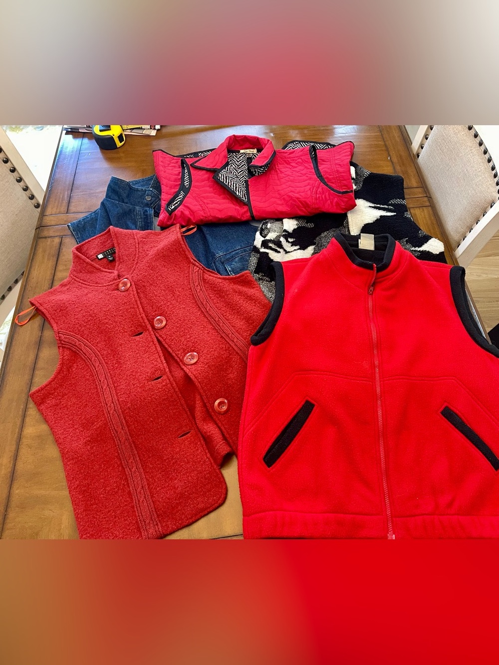 Reversible, Jean, Wool, Fleece & Quilted Waterproof Vest Collection